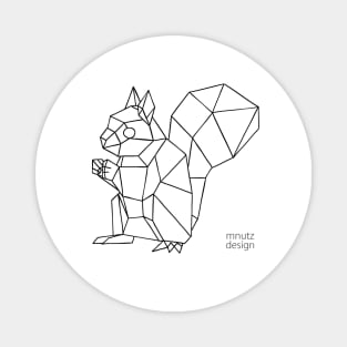 Origami Squirrel Magnet